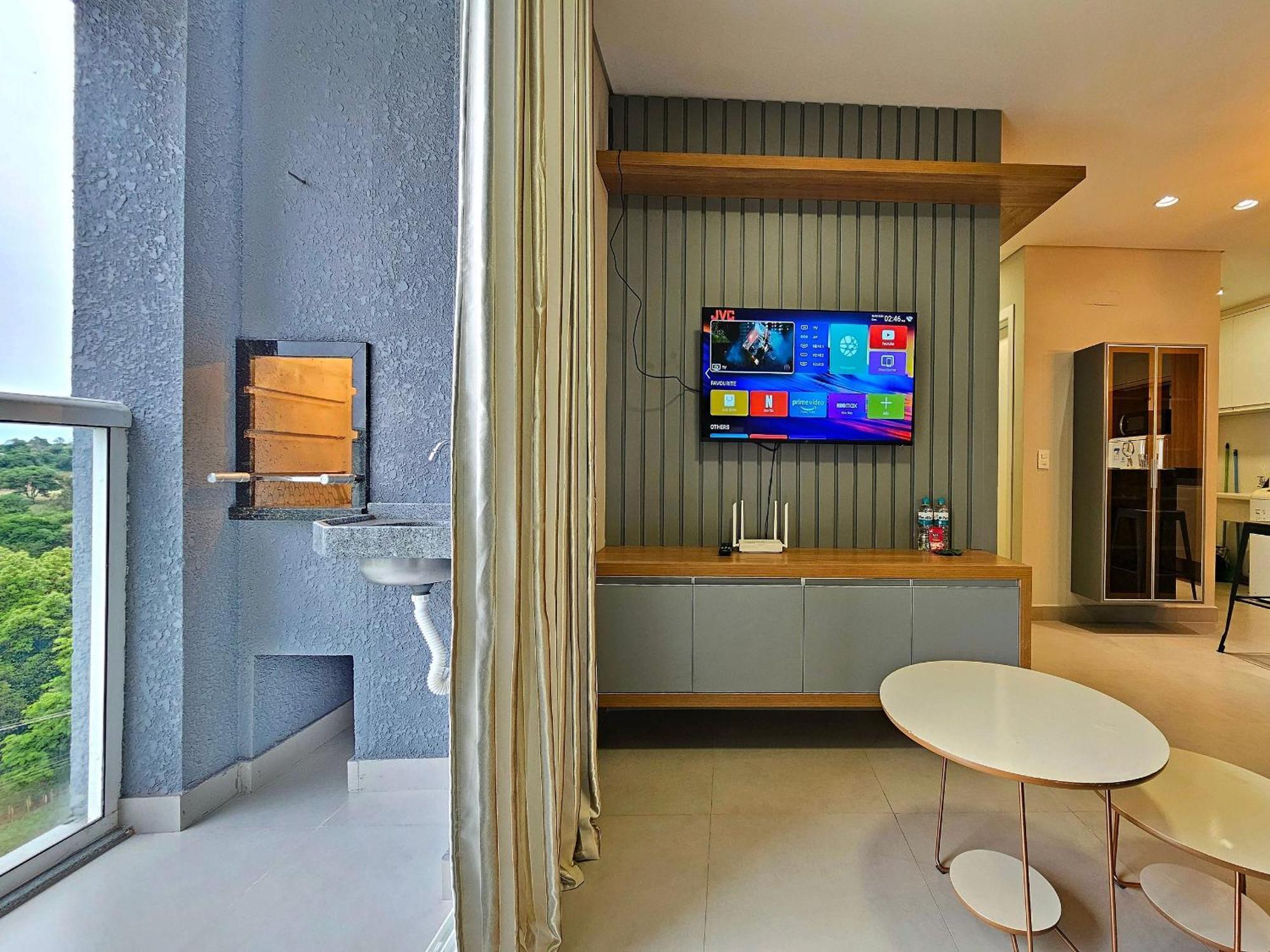 Apartamento Novo 1 Min Centro Linda Vista Garagem Elevador *